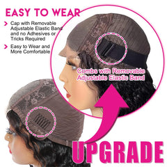 FIRIEYA deep wave baby hair detail adds soft framing for a realistic hairline.