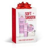 First Aid Beauty KP Bump Eraser scrub close-up showing exfoliating texture for smoother KP