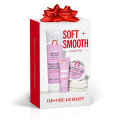 First Aid Beauty KP Bump Eraser scrub close-up showing exfoliating texture for smoother KP