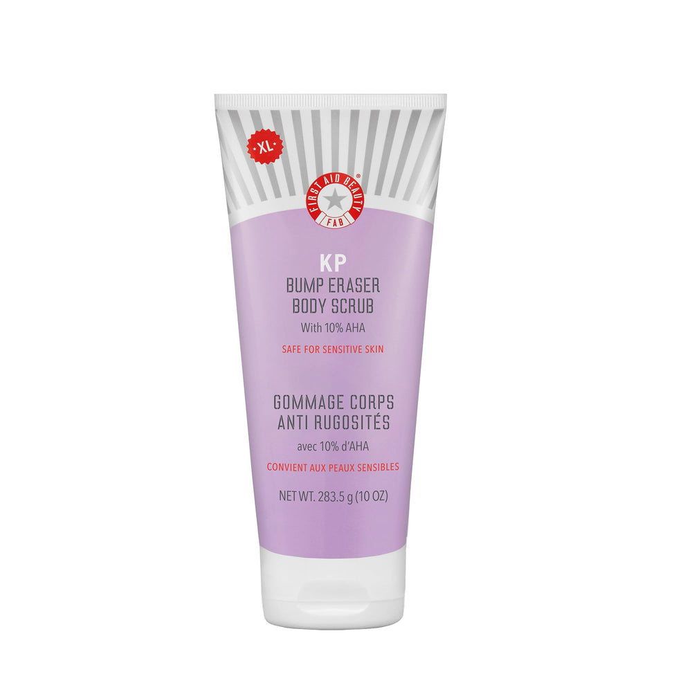 First Aid Beauty KP Bump Eraser bottle for at-home exfoliation