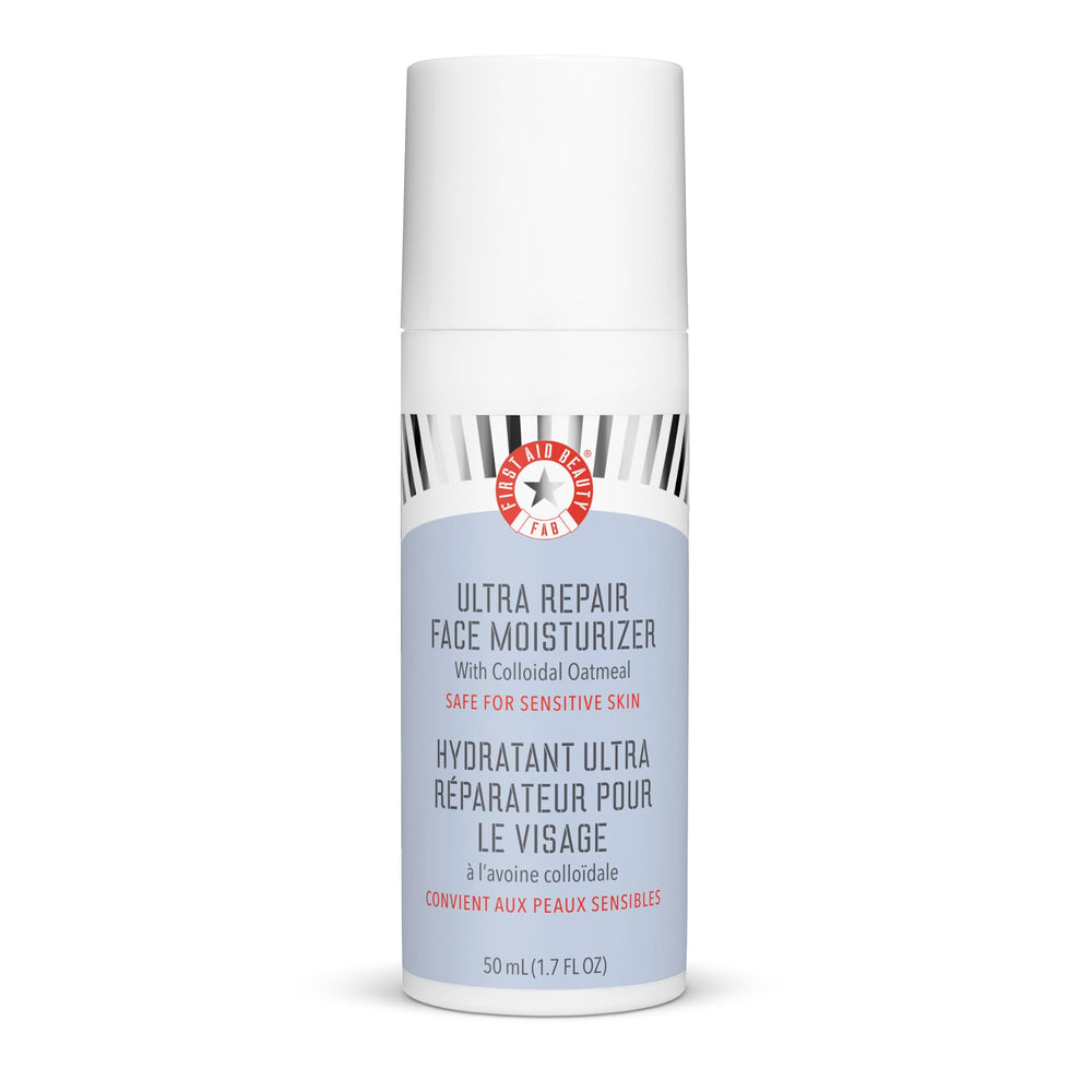First Aid Beauty Ultra Repair moisturizer bottle delivering lightweight hydration daily
