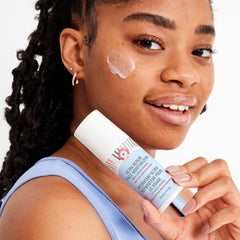 First Aid Beauty Ultra Repair jar closeup shows creamy texture for silky skin