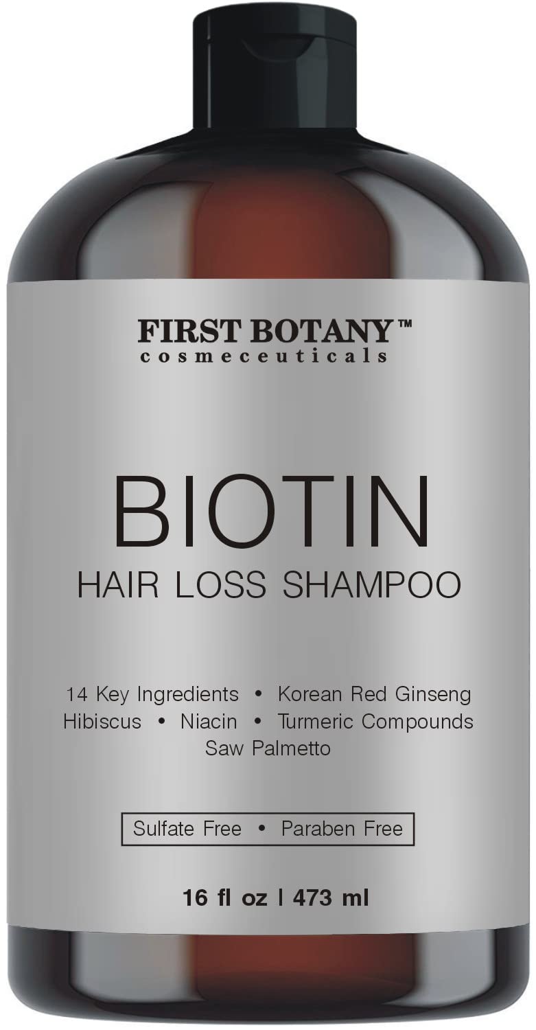 First Botany Cosmeceuticals shampoo bottle for daily nourishment and scalp care.