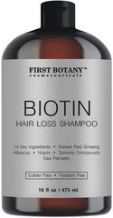 First Botany Cosmeceuticals shampoo bottle for daily nourishment and scalp care.