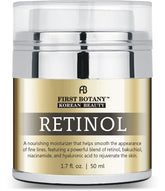 First Botany Korean Retinol Moisturizer bottle closeup showing hydrating formula