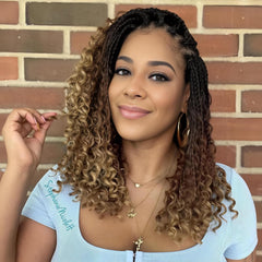 Firstcyh Hair Goddess Box Braids 14inch prelooped pack for quick, mess-free installation.