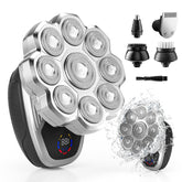 FITECHZY electric razor with 9D floating head contours for head and face shaving