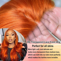 Fiumer Ginger Wig 180% density for fuller style
