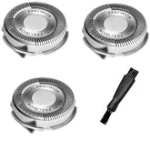 Fivoras SH50/52 replacement heads packaging with 3-pack and cleaning brush for quick setup.