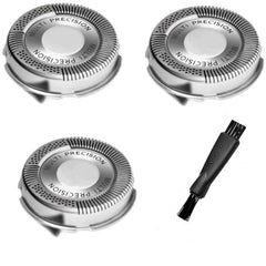 Fivoras SH50/52 replacement heads packaging with 3-pack and cleaning brush for quick setup.