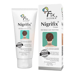 Fixderma Nigrifix cream bottle for targeted dark-area care and daily use
