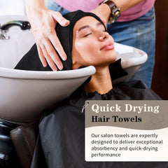 FIXSMITH Salon Towels spa-face-towel detail emphasizes softness on skin
