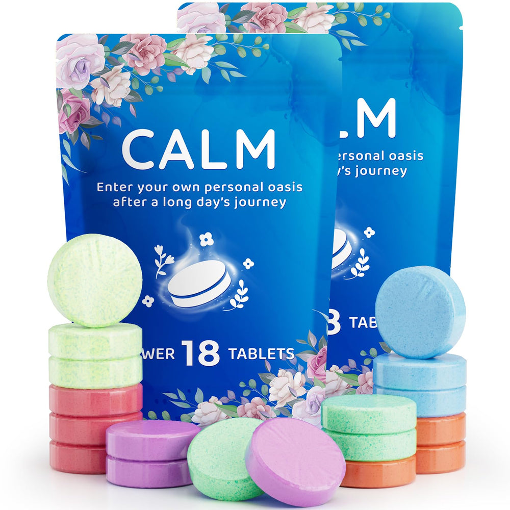 Fizzgarden shower steamer rose color packaging highlights long-lasting fragrance