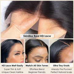 Flady glueless cap 22.5 inch fit for secure, easy wear
