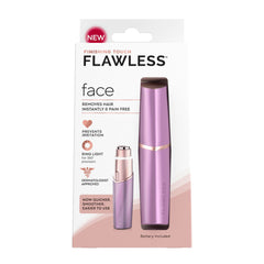 Flawless Finishing Touch Lavender cap protects the device for discreet travel.