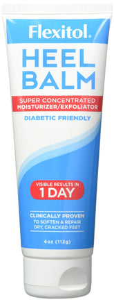Flexitol Heel Balm two-tube pack front view for convenient foot care at home.