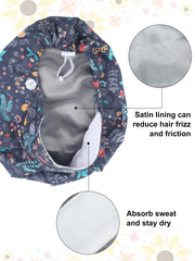 Floraltop satin lining provides smooth feel and sweat absorption for comfortable wear.