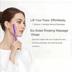 Floverkity Beauty Sculptor Roller compact purple design fits neatly in hand for daily use.
