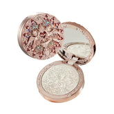 Flower Knows Little Angel embossed highlighter compact for soft, long-lasting cheek glow