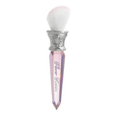 Flower Knows Shell's Jewel Angled Blush Brush delivers precise pigment pickup for sculpted cheeks.