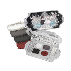 Flower Knows Swan Ballet palette compact with ballet engraving for portable pigment-rich color on the go