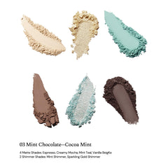 Flower Knows Sweetie Bear swatches Mint Chocolate for creamy buildable color payoff