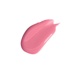 Flower Knows Violet Strawberry Rococo Glowy Lip Gloss bottle-closeup with two-tone shimmer.