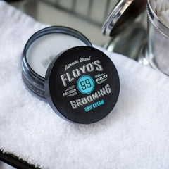 Floyd's 99 Grip Cream matte-finish styling with strong hold and no shine.