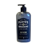 Floyd's 99 Refresh conditioner bottle highlights cooling mint formula for hair.