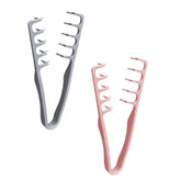 Fluffy Texture Styling Comb front view in pink-gray boosts root volume