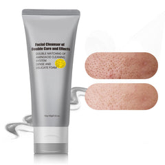 Flyleaf Gentle Exfoliating Face Wash bottle pour demonstrates easy daily cleansing for balanced skin