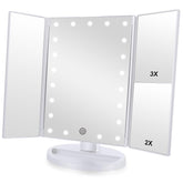 Flymiro vanity mirror with 3x magnification for precise makeup tasks.