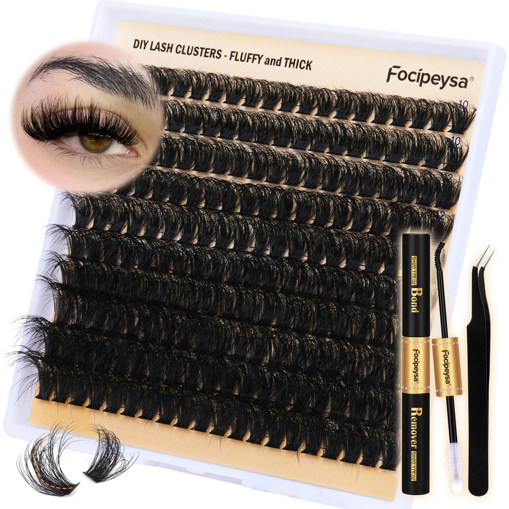 Focipeysa DIY eyelash-extension kit setup for at-home precision