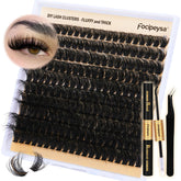 Focipeysa DIY eyelash-extension kit setup for at-home precision