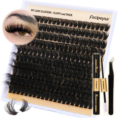Focipeysa DIY eyelash-extension kit setup for at-home precision