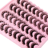 Focipeysa false lashes natural look 14-17mm for daily wear
