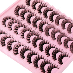 Focipeysa false lashes natural look 14-17mm for daily wear