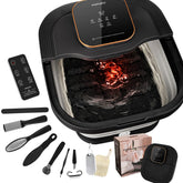 FOFOJOY collapsible foot spa bath with remote control for easy at-home foot care