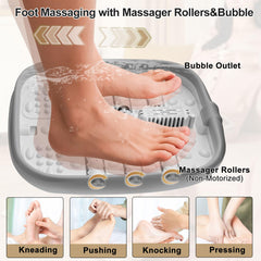 FOFOJÔY foot spa with pedicure-kit storage keeps materials organized