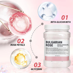 Fokiabin jelly mask texture close-up reveals smooth gel-like formula for comfortable wear.