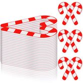 FoldTier candy cane Christmas nail files bulk pack for festive holiday manicures