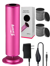 Fooseey electric foot file with long cord for uninterrupted pedicures