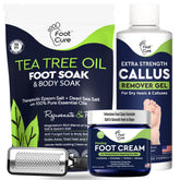 FOOT CURE pedicure set box shows complete home foot care kit for easy self-care.