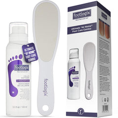 Footlogix Callus Softener bottle for at-home foot care and hydration