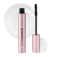 ForChics Nourishing Mascara wand-application delivers smooth, clump-free coverage for defined lashes.