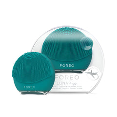 FOREO LUNA 4 go 2-zone head cleanses deeply for refreshed mornings.