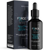 Forge Skin Night Beef Tallow Serum bottle pour supports smooth, hydrated skin overnight.