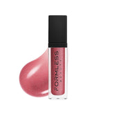 Formless Beauty Divine Lip Gloss ruby glitter swatch shows multidimensional sparkle.