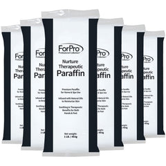 ForPro Nurture paraffin block 1lb wrapped for easy handling and moisturizing prep.