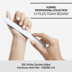 ForPro O-Files foam board surface close-up showing foam and grit.